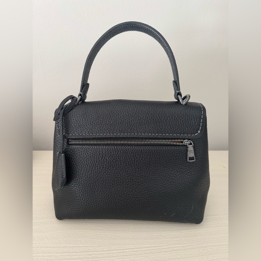 Brand new Authentic Coach Emory bag Black Pebbled Leather purse. - Picture 2 of 14